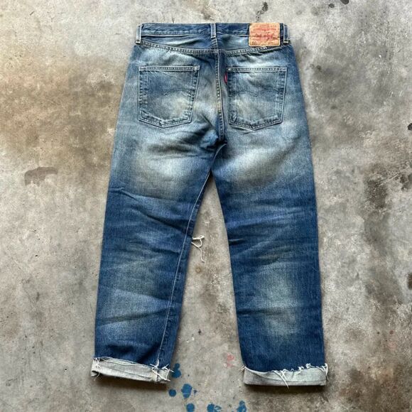 Levi's Premium LVC 501 XX Selvedge Denim Jeans BIG E Size 30X28 - Picture 6 of 9